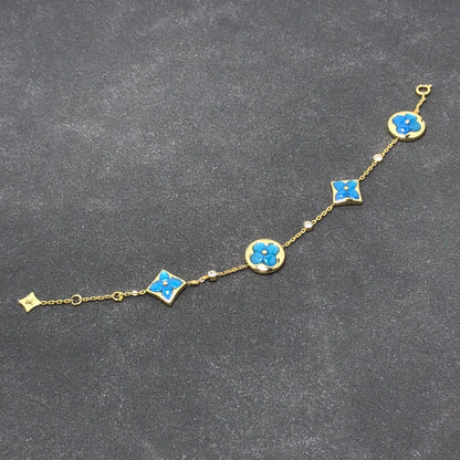 [：Polaidi Jewelry]STAR AND SUN TURQUOISE 4 MOTIFS 3 DIAMONDS