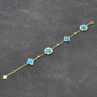 [：Polaidi Jewelry]STAR AND SUN TURQUOISE 4 MOTIFS 3 DIAMONDS