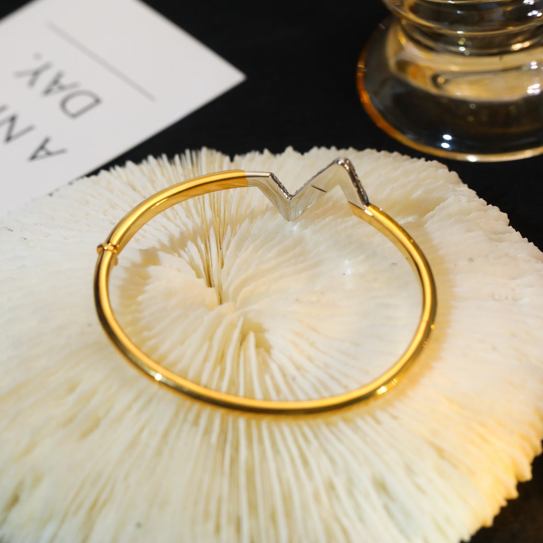 [：Polaidi Jewelry]VOLTE UPSITE DOWN GOLD DIAMOND BRACELET