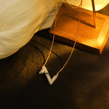 [：Polaidi Jewelry]ボルト シルバー ダイヤモンド ペンダントネックレス