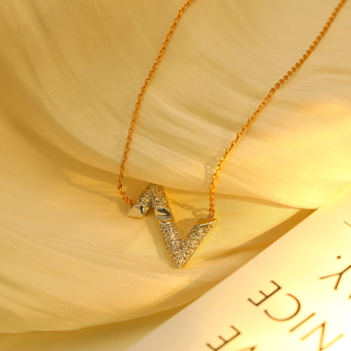 [Polaidi Jewelry]VOLT SILVER DIAMOND PEDANT NECKLACE