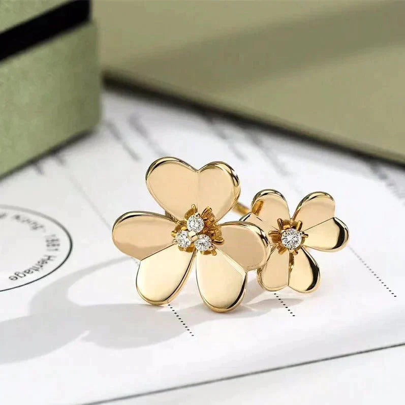 [:Polaidi Jewelry]クローバーコモスゴールドダイヤモンドリング
