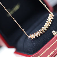 [Perlaura Jewelry ]CLASH PINK GOLD NECKLACE