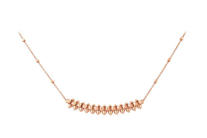 [Polaidi Jewelry]CLASH PINK GOLD NECKLACE