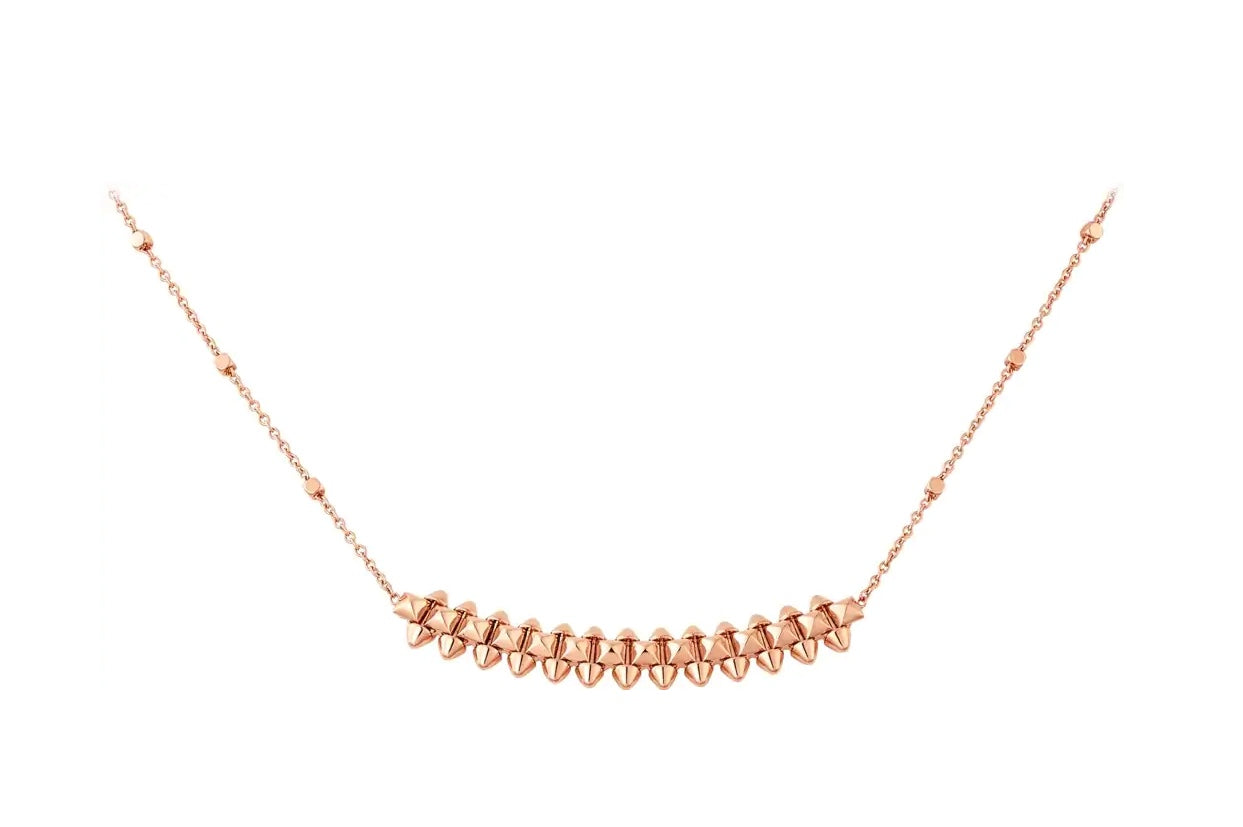 [：Polaidi Jewelry]CLASH PINK GOLD NECKLACE