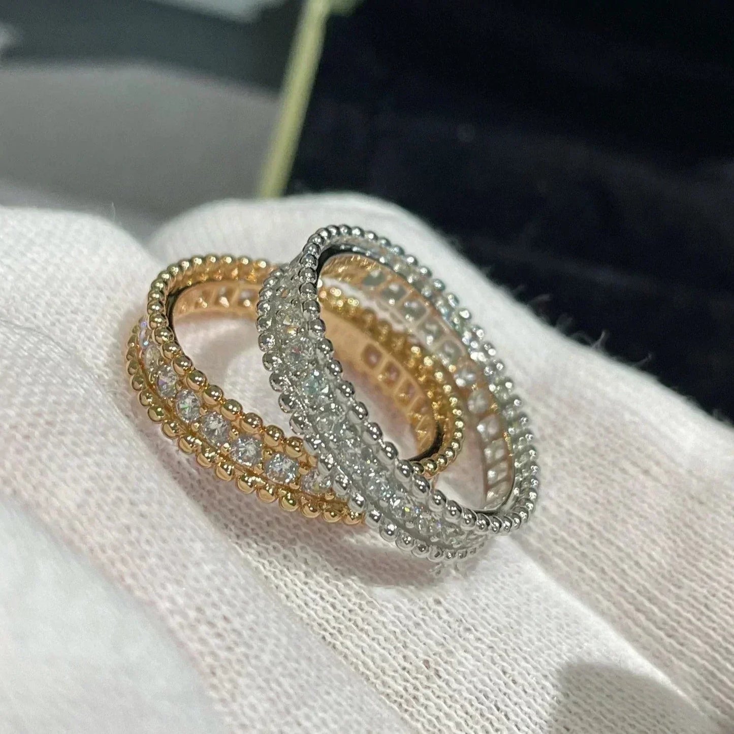 [：Polaidi Jewelry]PERLEE DIAMOND ROSE GOLD RING