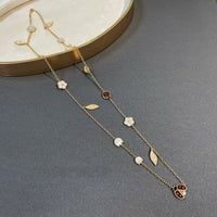[Perlaura Jewelry ]LUCKY SPRING 15 MOTIFS GOLD NECKLACE