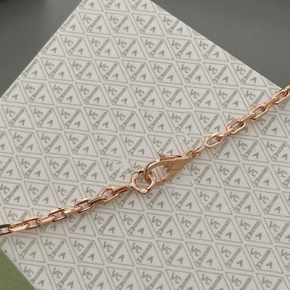 [：Polaidi Jewelry]LUCKY SPRING 15 MOTIFS ROSE GOLD NECKLACE