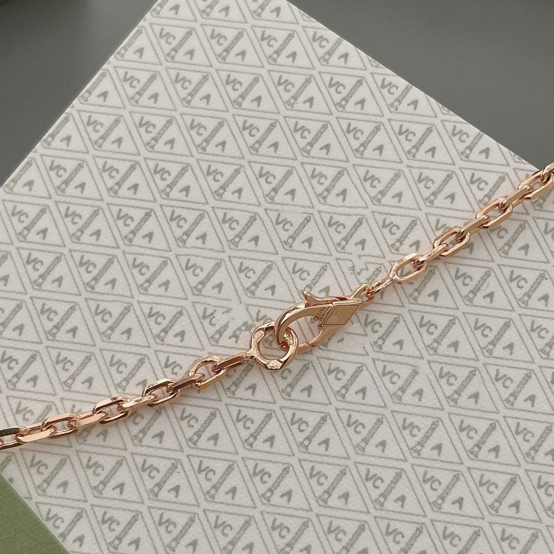[Polaidi Jewelry]LUCKY SPRING 15 MOTIFS ROSE GOLD NECKLACE