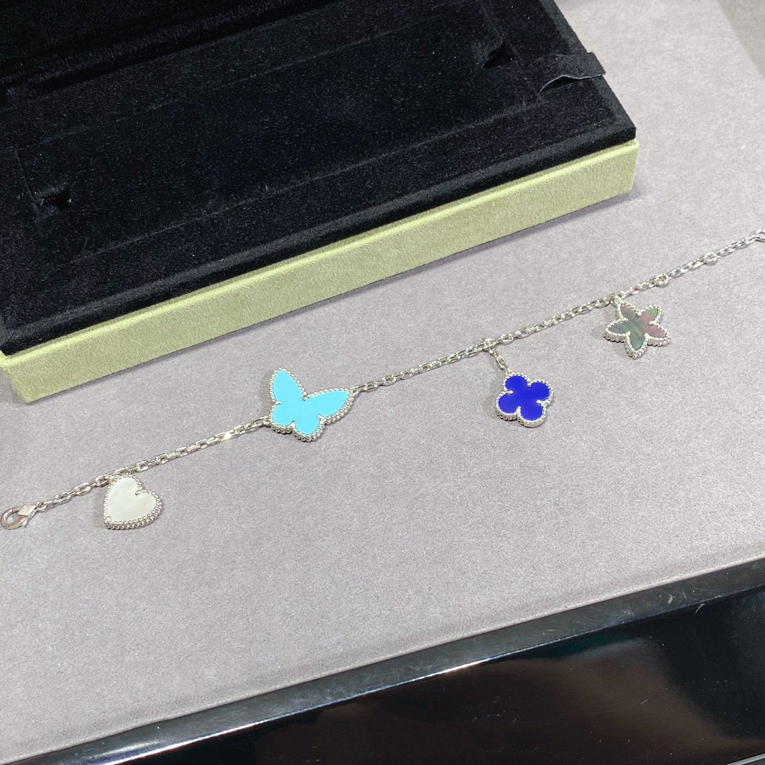 [：Polaidi Jewelry]LUCKY SPRING SILVER BRACELET 4 MOTIF