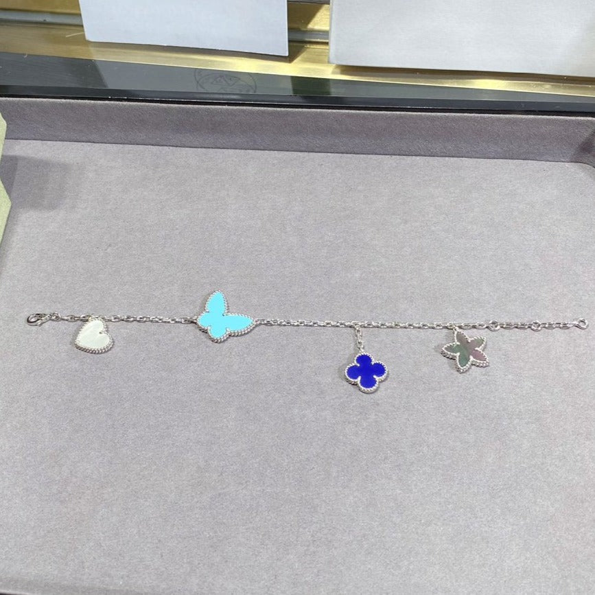 [：Polaidi Jewelry]LUCKY SPRING SILVER BRACELET 4 MOTIF