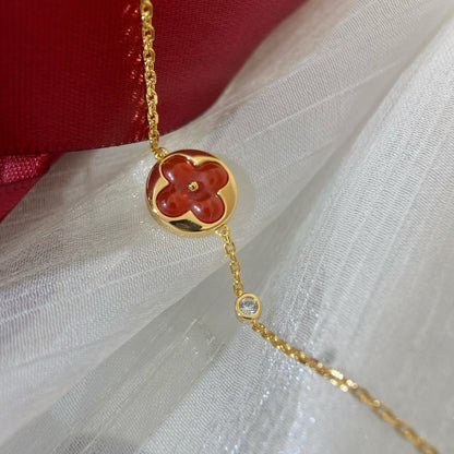 [Polaidi Jewelry]SUN PEDANT CARNELIAN BRACELET