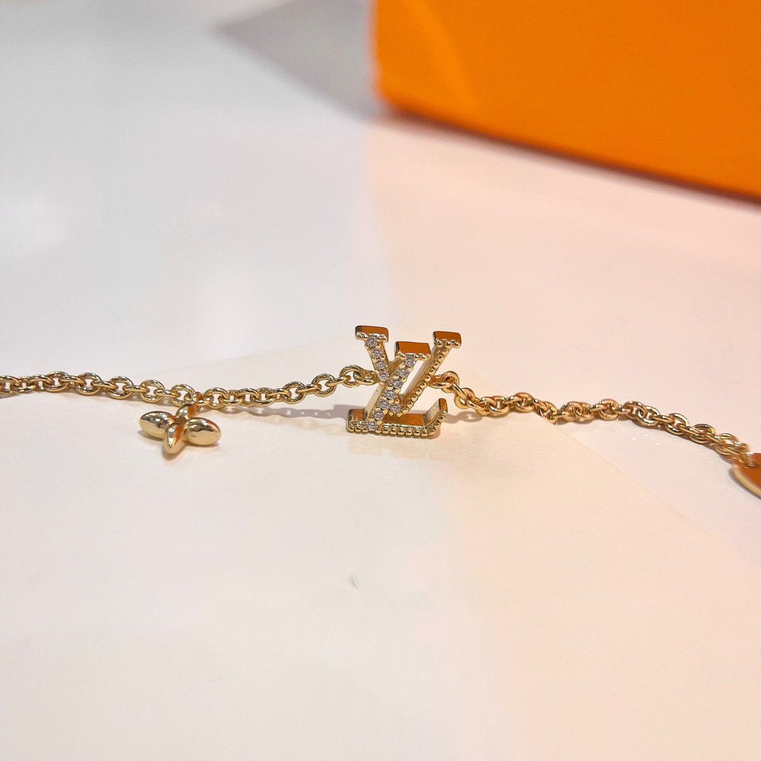[Polaidi Jewelry]LOGO STAR MOTIF GOLD BRACELET