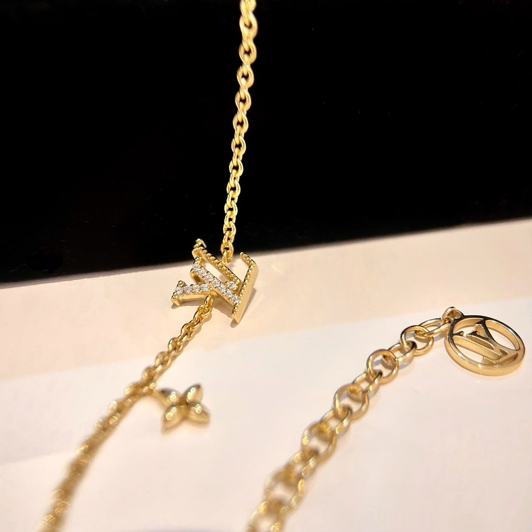 [：Polaidi Jewelry]LOGO STAR MOTIF GOLD BRACELET