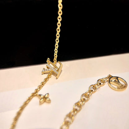 [：Polaidi Jewelry]LOGO STAR MOTIF GOLD BRACELET