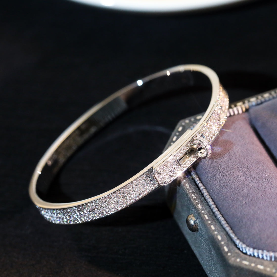 [Polaidi Jewelry]KELLY BRACELET DIAMOND PAVED