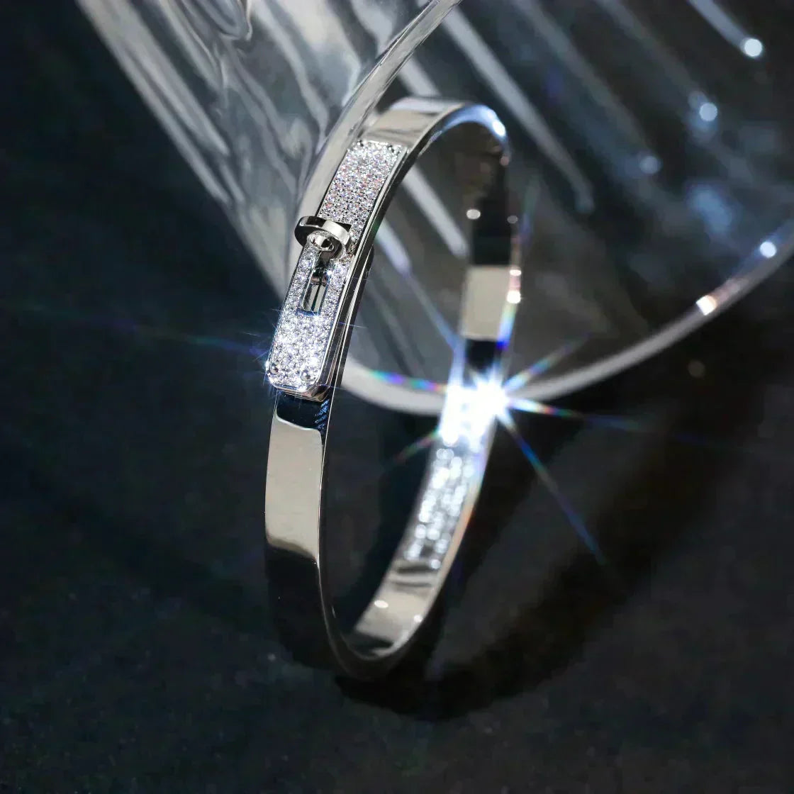 [：Polaidi Jewelry]KELLY SILVER DIAMOND BRACELET