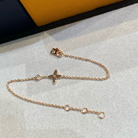 [Perlaura Jewelry ]STAR DIAMOND PINK GOLD BRACELET