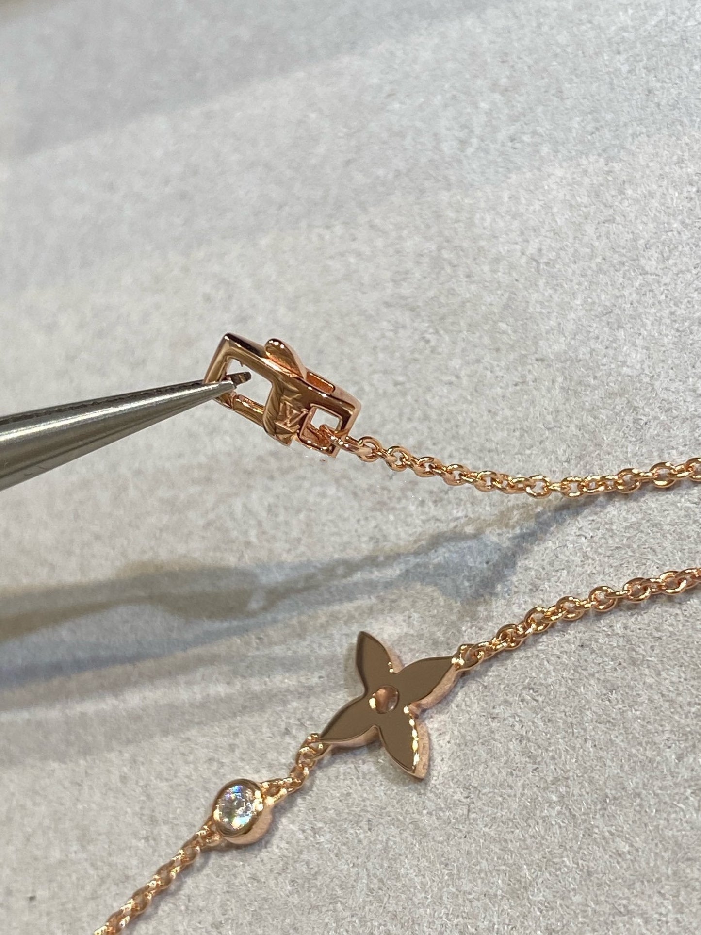 [：Polaidi Jewelry]STAR DIAMOND PINK GOLD BRACELET