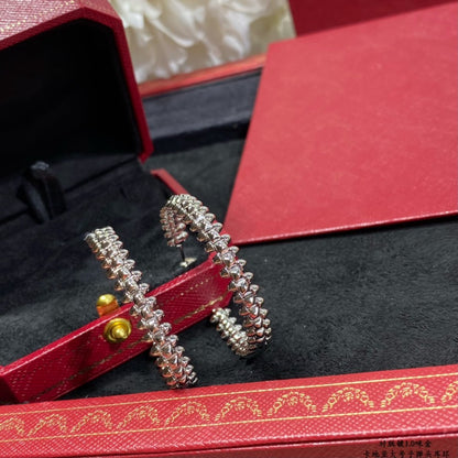 [：Polaidi Jewelry]CLASH LARGE HOOP EARRINGS