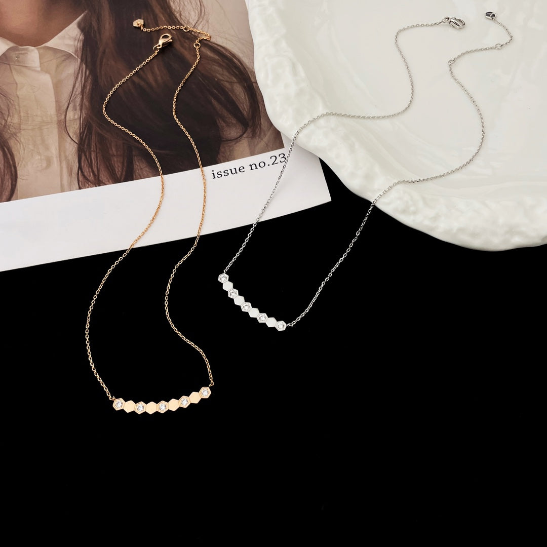 [Polaidi Jewelry]BEE MY LOVE DIAMOND NECKLACE