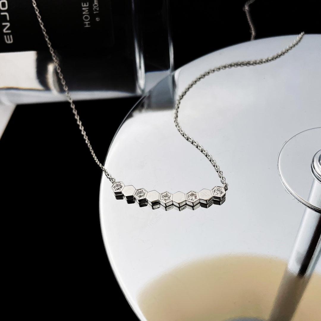 [：Polaidi Jewelry]BEE MY LOVE ダイヤモンドネックレス