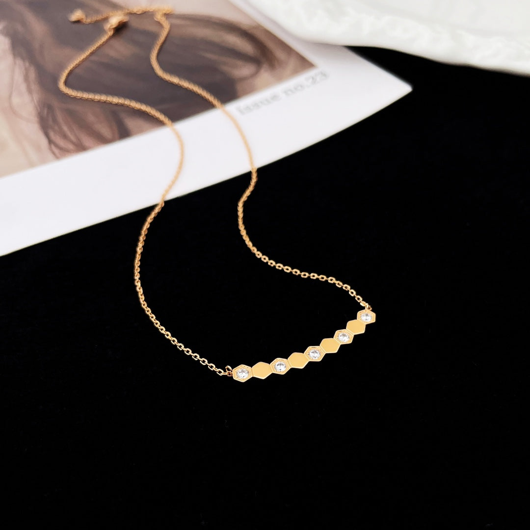 [：Polaidi Jewelry]BEE MY LOVE ダイヤモンドネックレス
