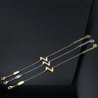 [Perlaura Jewelry ]VOLT LV LOGO BRACELET