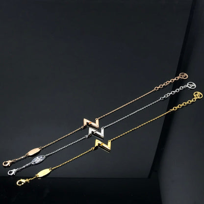 [：Polaidi Jewelry]VOLT LV LOGO BRACELET