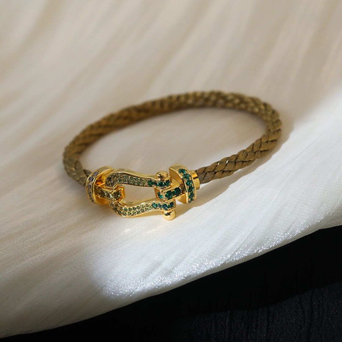 [Polaidi Jewelry]FORCE 10 GOLD GREEN DIAMOND PAVED