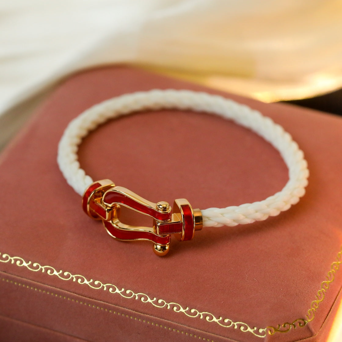 [：Polaidi Jewelry]FORCE 10 WHITE TEXTILE DIAMOND PAVED