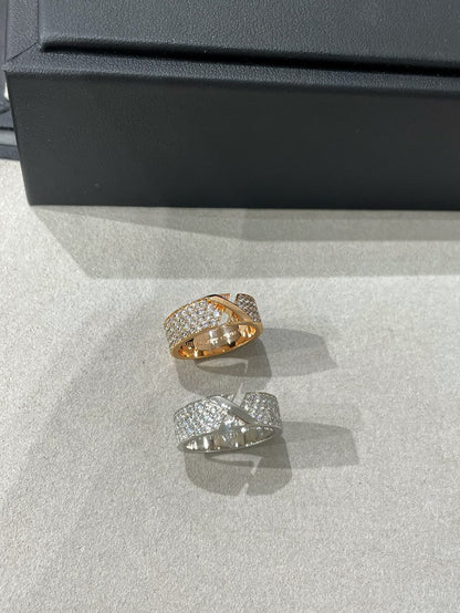 [：Polaidi Jewelry]LIENS EVIDENCE  DIAMOND PAVED RING