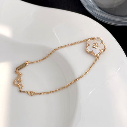 [：Polaidi Jewelry]LUCKY SPRING ROSE GOLD MOP BRACELET