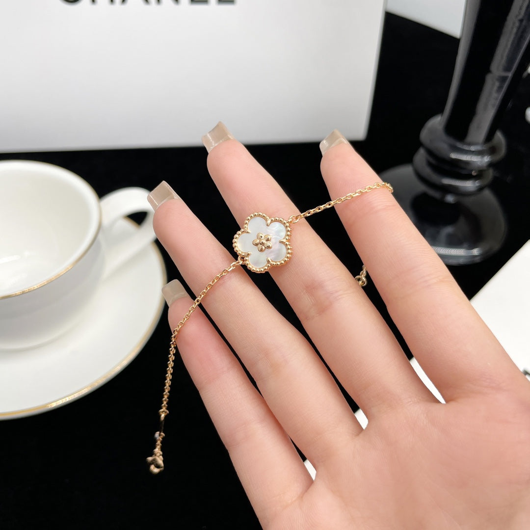 [：Polaidi Jewelry]LUCKY SPRING ROSE GOLD MOP BRACELET