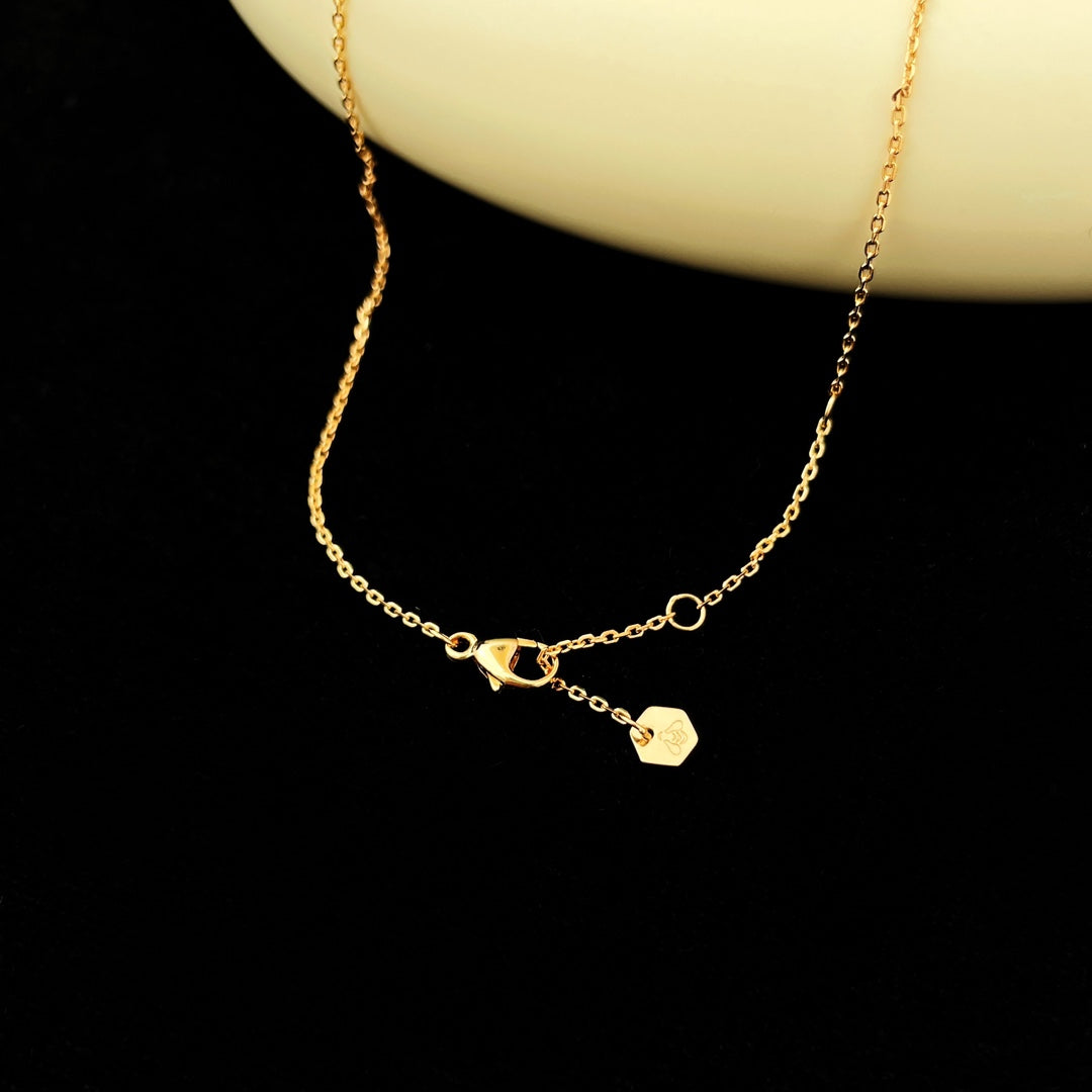 [：Polaidi Jewelry]BEE ミニペンダント ダイヤモンドネックレス