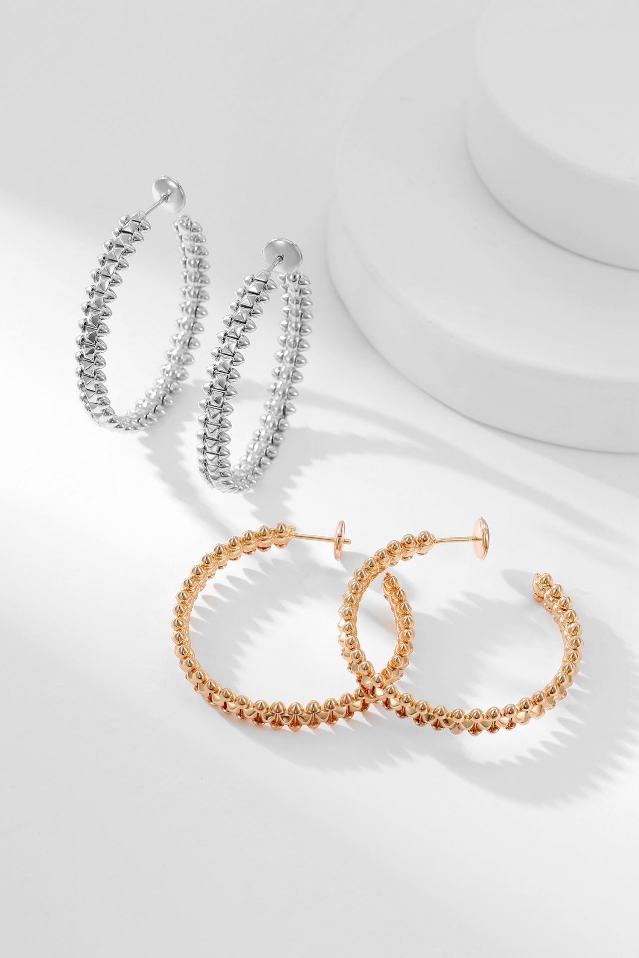 [：Polaidi Jewelry]CLASH HOOP EARRINGS