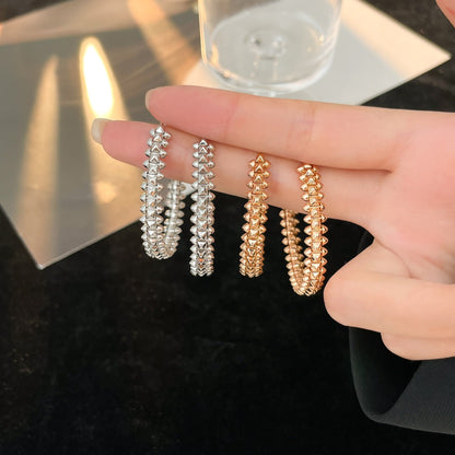[：Polaidi Jewelry]CLASH HOOP EARRINGS