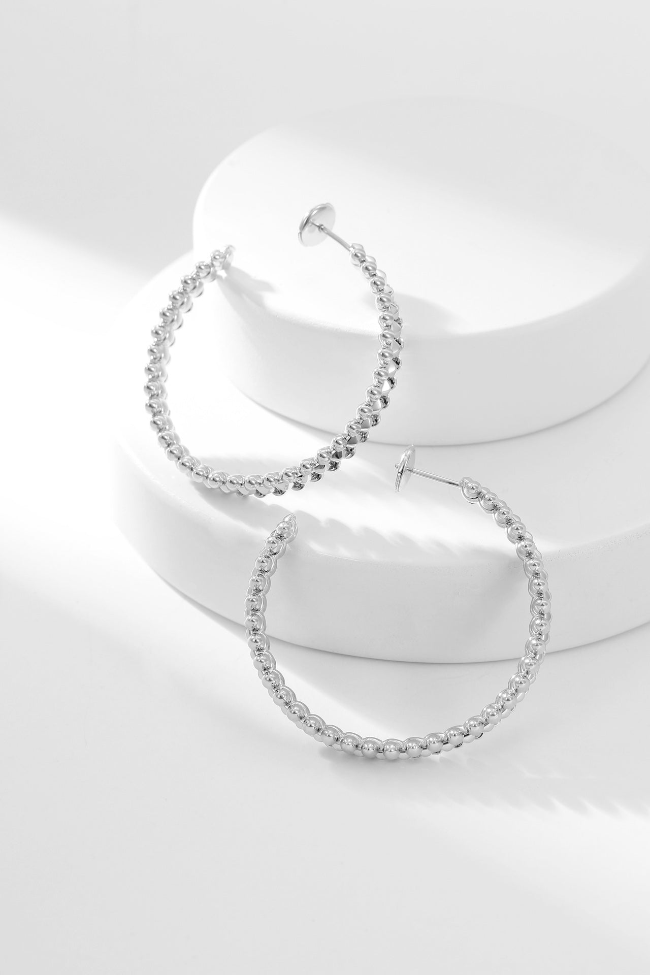 [：Polaidi Jewelry]CLASH HOOP EARRINGS