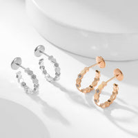 [Perlaura Jewelry ]BEE LOVE DIAMOND HOOP EARRINGS
