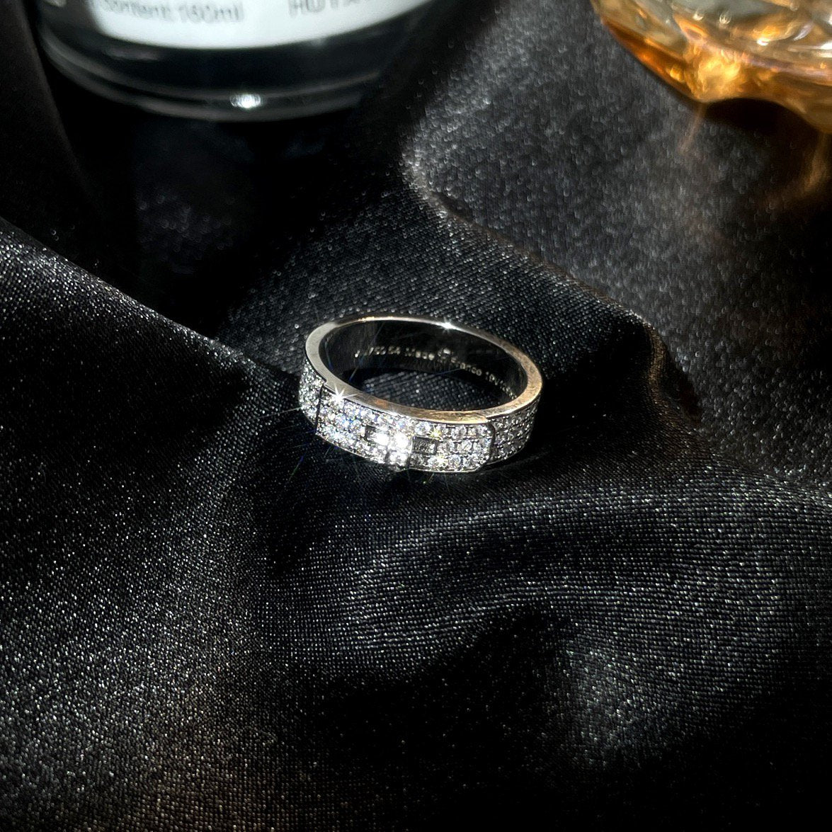 [Polaidi Jewelry]KELLY SILVER DIAMOND RING
