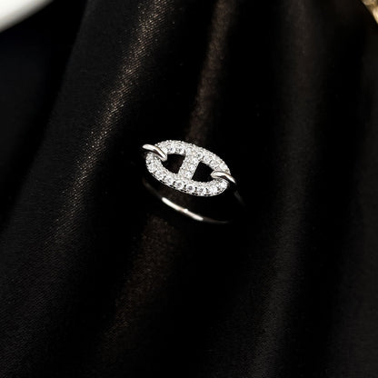 [：Polaidi Jewelry]RONDE SMALL SILVER DIAMOND RING