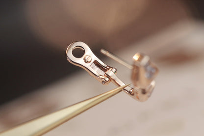 [：Polaidi]SERPENT PINK GOLD DIAMOND EARRINGS