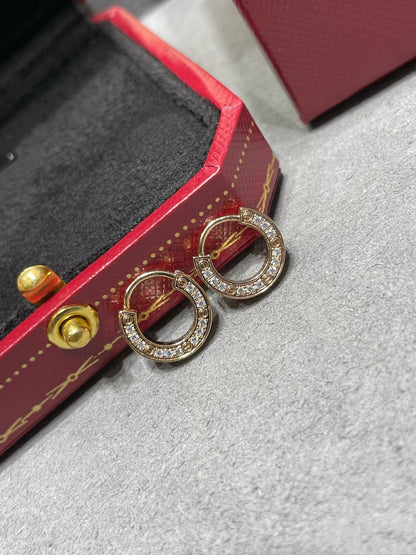 [Polaidi Jewelry]LOVE DIAMOND EARRINGS