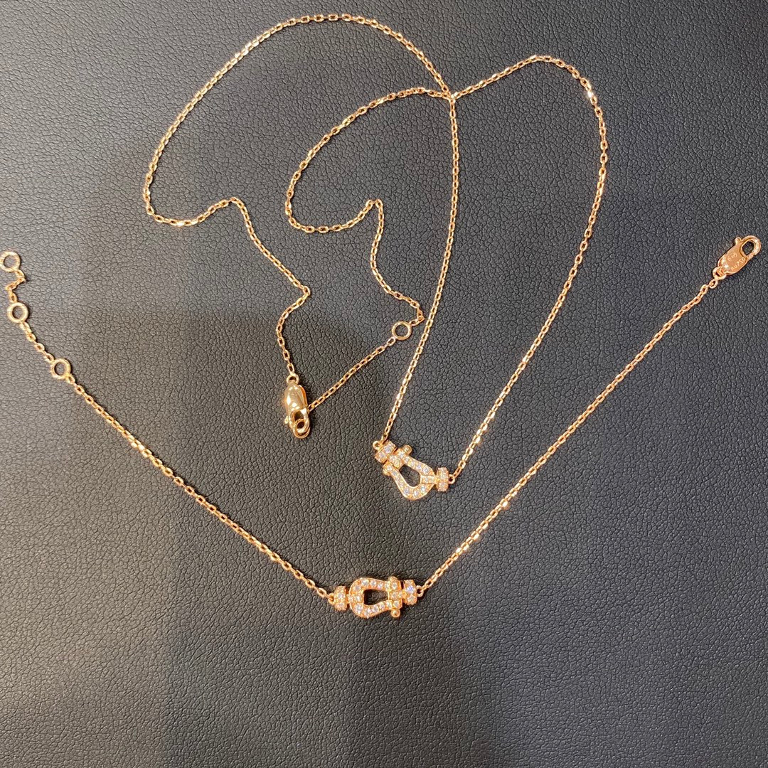 [：Polaidi Jewelry]FORCE 10 DIAMOND PINK GOLD NECKLACE MINI MODEL