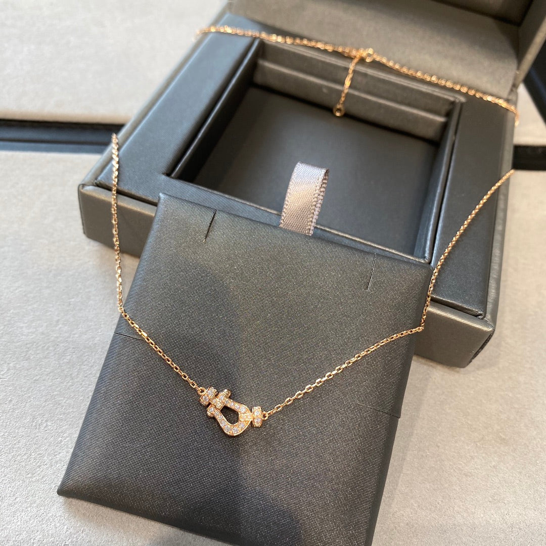[Polaidi Jewelry]FORCE 10 DIAMOND PINK GOLD NECKLACE MINI MODEL