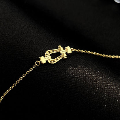 [Polaidi Jewelry]FORCE 10 FULL DIAMOND BUCKLE CHAIN LINK MINI MODEL