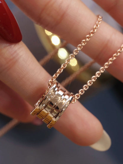 [：Polaidi]ZERO 1 PINK GOLD NECKLACE