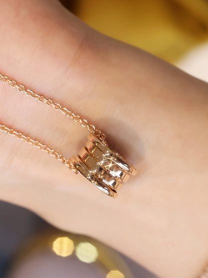 [：Polaidi]ZERO 1 PINK GOLD NECKLACE