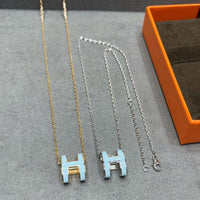 [Perlaura Jewelry ]POP H SKY BLUE NECKLACE