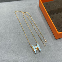 [Perlaura Jewelry ]POP H SKY BLUE NECKLACE